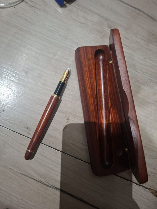 Pióro wieczne drewniane PRL