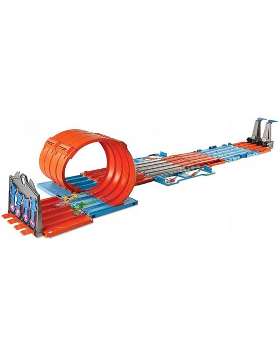Автомобільний трек Хот Вілс Величезна Коробка Екстремальні Перегони Hot Wheels Track Builder System Race Crate Мattel