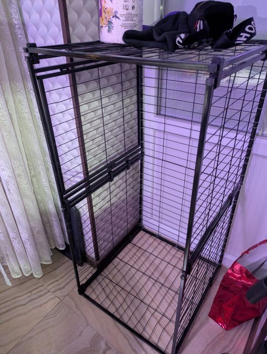 Вольер (клетка) для собак (домашних питомцев) 120х60х55 с дверцей