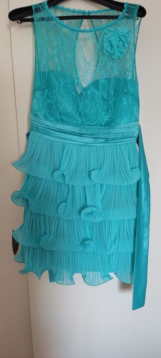 Vestido azul marinho