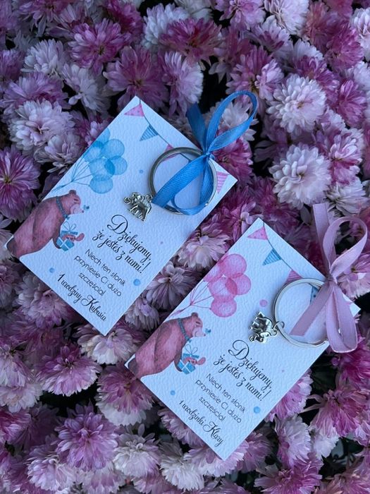 Podziękowanie dla gości - urodziny, roczek dziecka, chrzest