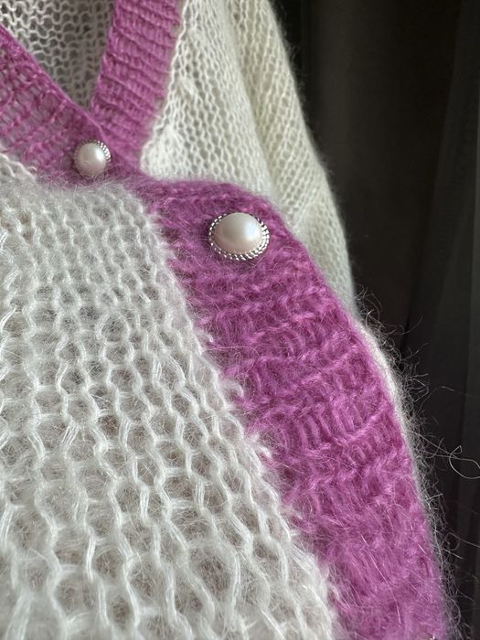 Мохеровий кардиган