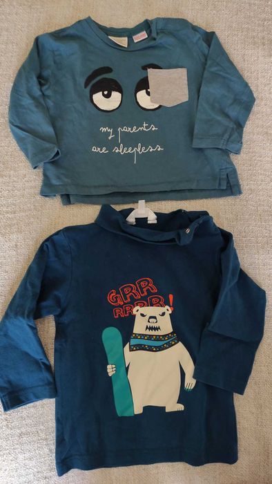 7 peças roupa menino 74 cm a 80 cm