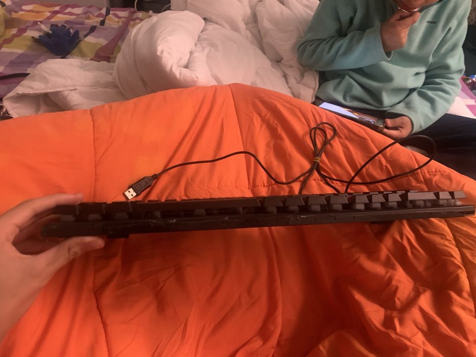 mouse e teclado com fios