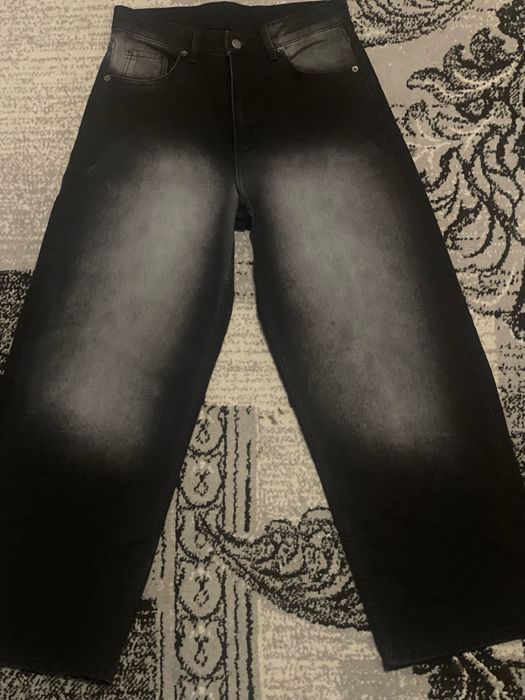 Stussy Black Baggy Jeans