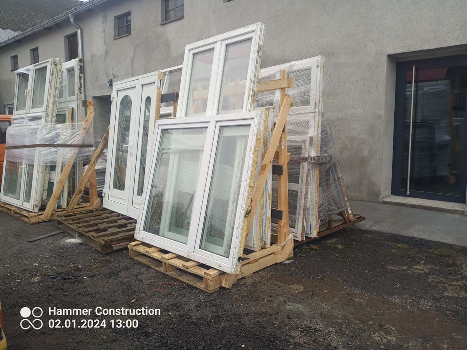 Okna drzwi plastikowe uzywane