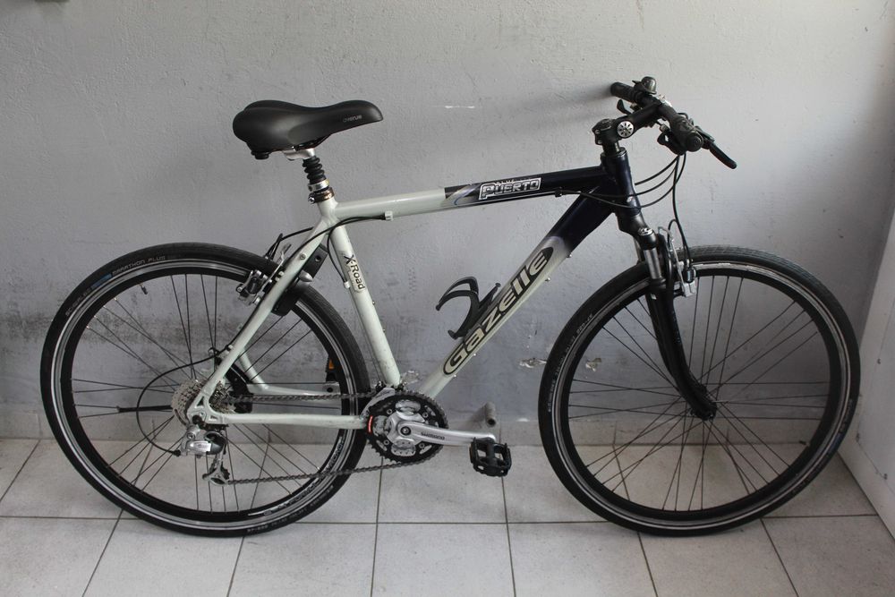 Rower crossowy GAZELLE PUERTO, Rama 20", Koła 28". Alu, Ham. Hydrauliczne, Shimano Alivio