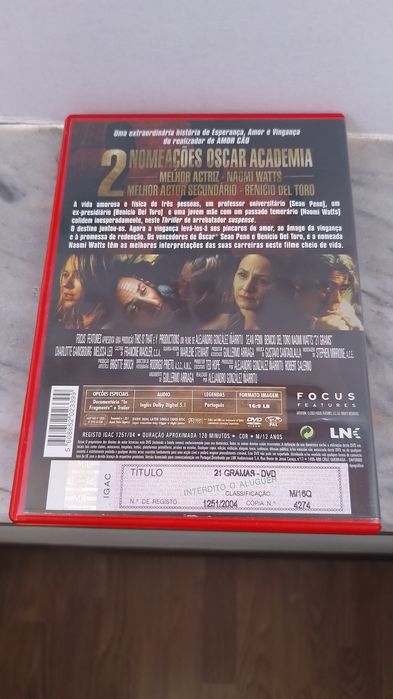 DVD 21 Gramas (21 Grams)