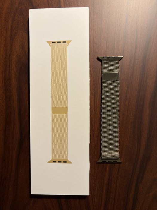 Pulseira apple watch, marca Apple, dourada