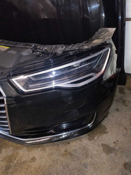 Przód kompletny Maska zderzak pas lampy  matrix Audi A6 C7 4g lift