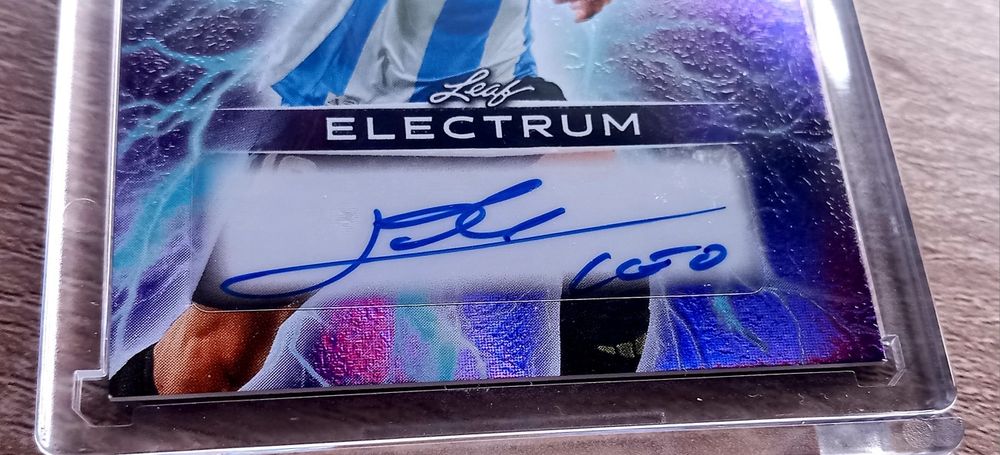 Lionel Messi Autógrafo Leaf 1/1 Selado.