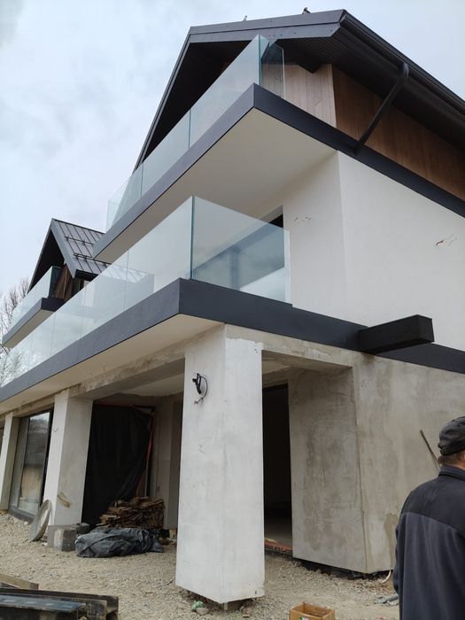 Balustrada Nowoczesna Szklana