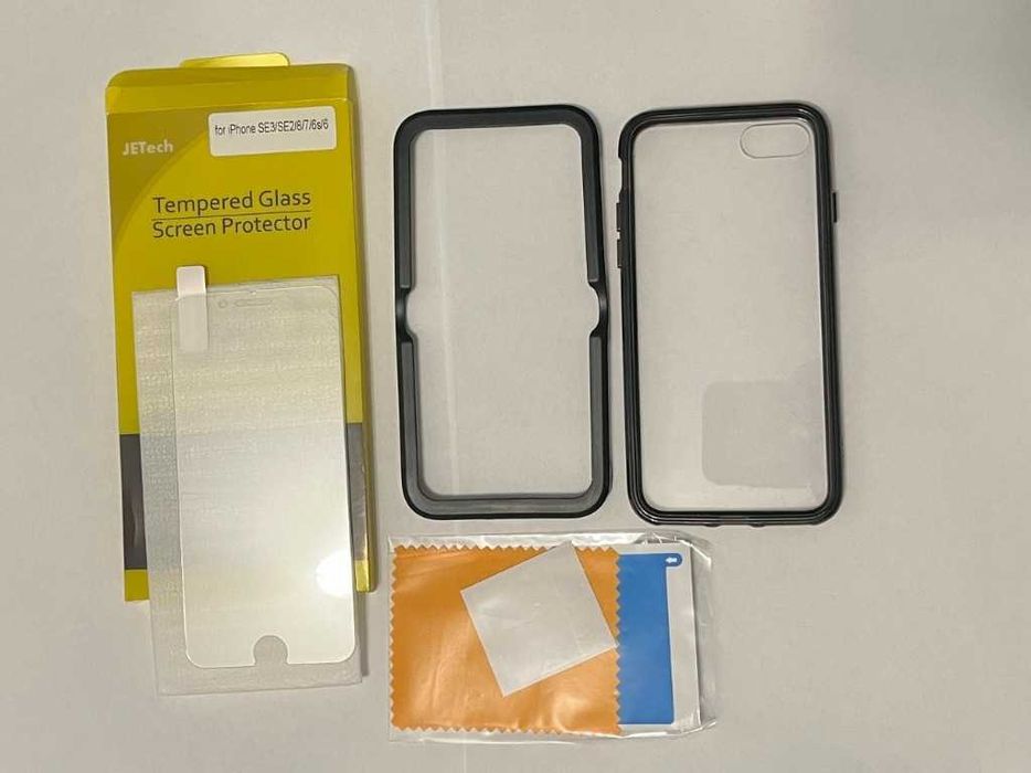 Etui JETech + szkło hartowane dla iPhone SE 3/SE 2