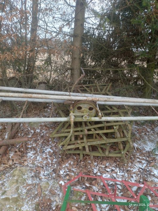 Ursus C-360, zestaw pługi, agregat, siewnik, brony