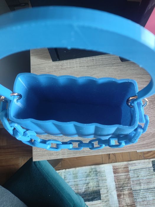 Bolsa Elegance 3D com Alça e Corrente