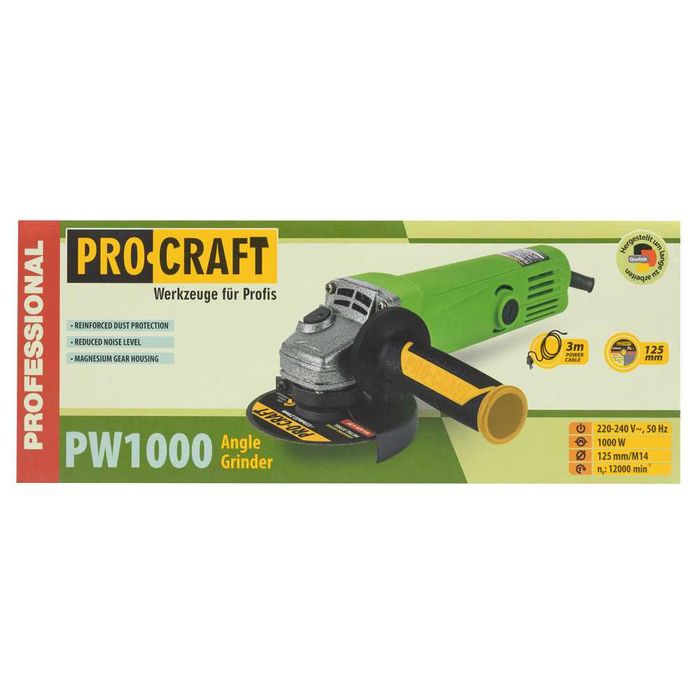 Кутошліфувальна машина Procraft PW1000 125 мм