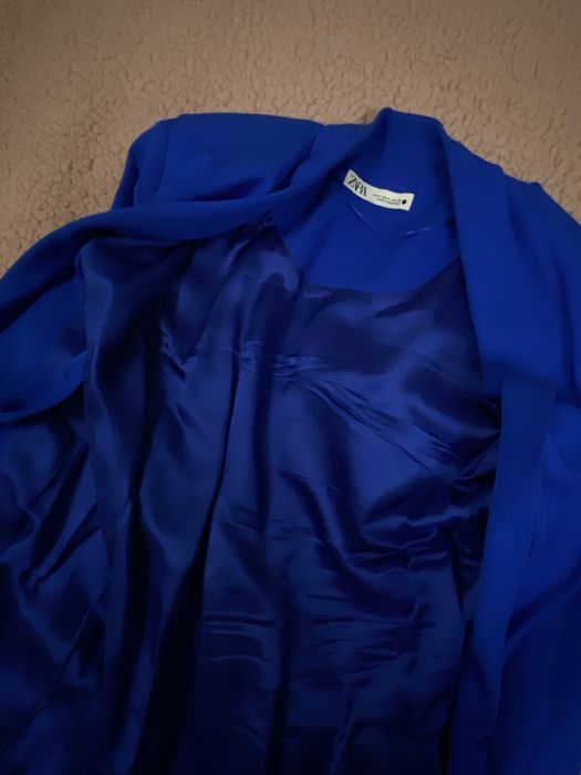 Vestido traçado azulao