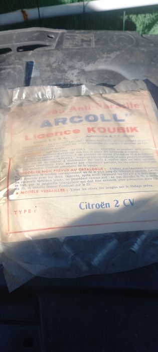 Citroen 2cv cabos de velas