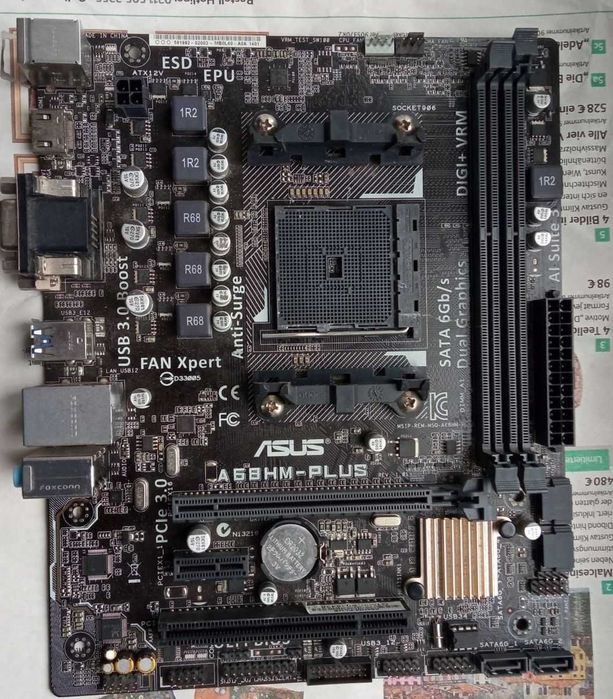 Материнская плата Asus A68HM-PLUS sFM2/FM2+) HDMI