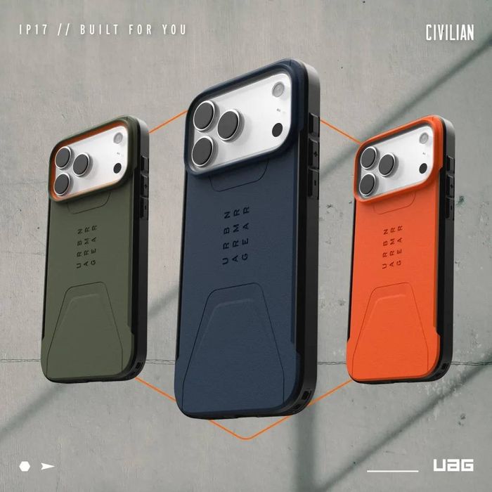 Чохол UAG CIVILIAN MagSafe уаг чехол протиударний  ударостойкий iPhone 17 Pro Max айфон про макс чоловічий
