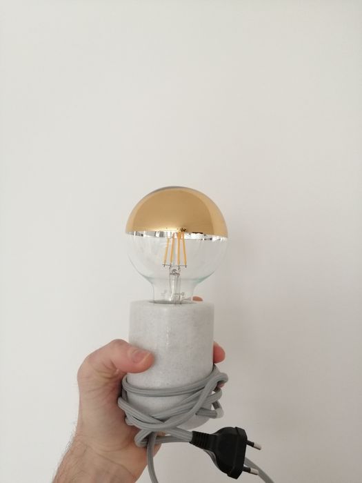 Lampa stołowa it's about romi athens s biały marmur