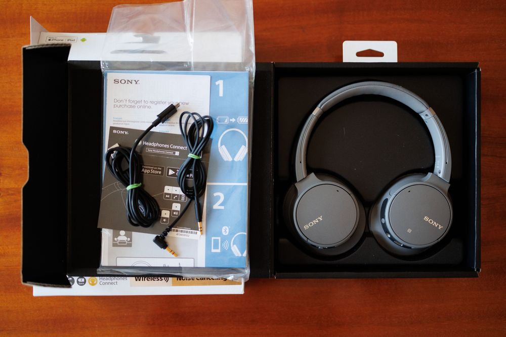 słuchawki bezprzewodowe Sony WH-CH700n  jak nowe, komplet