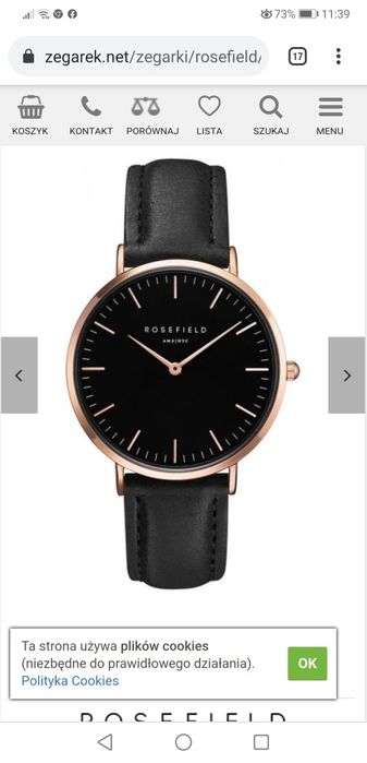 Zegarek Rosefield Bowery - damski orginalny