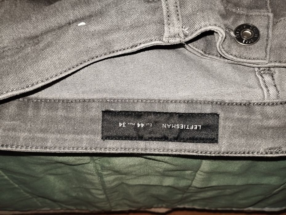 Calças Leftisman Cinzentas