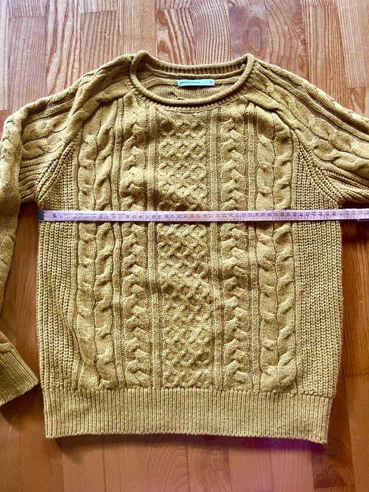 Musztardowy sweter S House