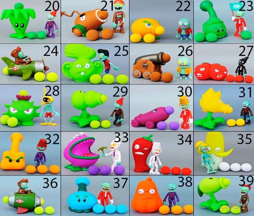 Растения против зомби | Plants vs Zombies 49 + Видов Топ Игрушка Война