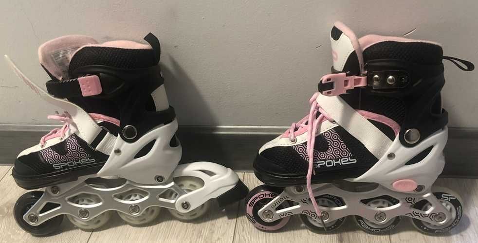 Rolki regulowane Spokey Tony 30-33 stan bardzo dobry