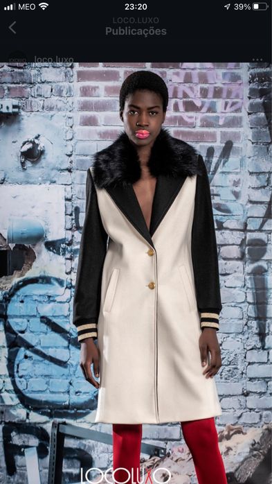 Casaco marca Loco luxo, tamanho S