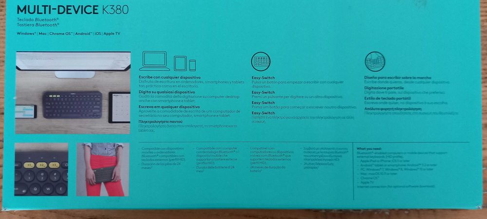 Teclado LOGITECH k380