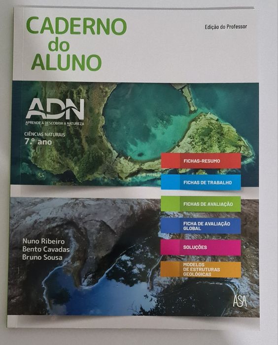 Manual de Ciências Naturais. ADN.  Novo