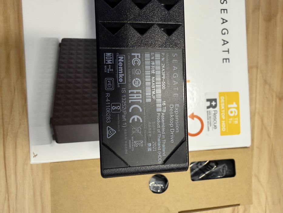 Зовнішній накопичувач жорсткий диск HDD Seagate 16 tb