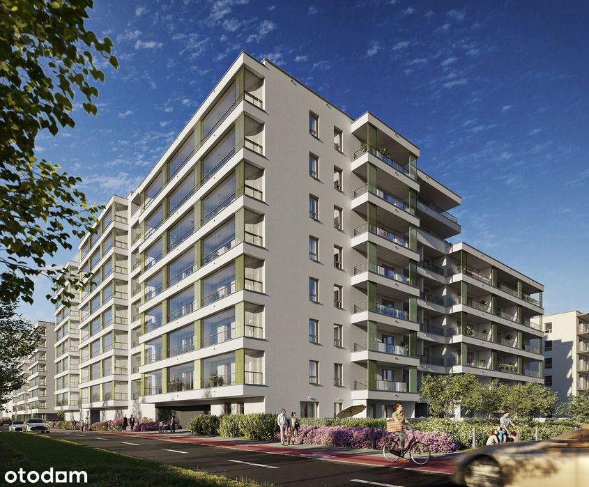 2-pokojowe mieszkanie 40m2 + loggia Bezpośrednio