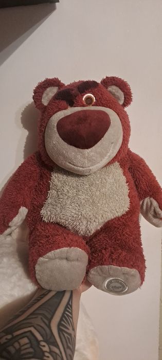 Lotso Miś Tuliś Toy Story Chudy Disney Store pieczątka pluszak Pixar