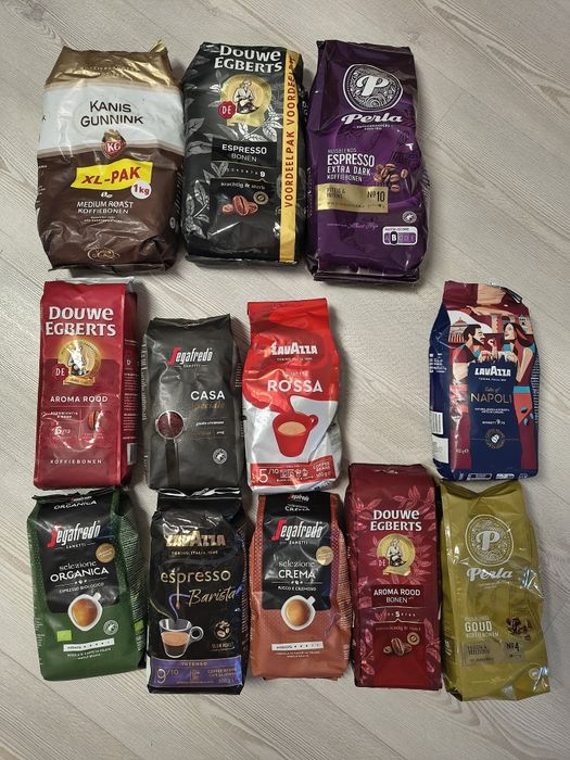 Kawa ziarnista Lavazza, segafredo,douwe egberts 0,5kg