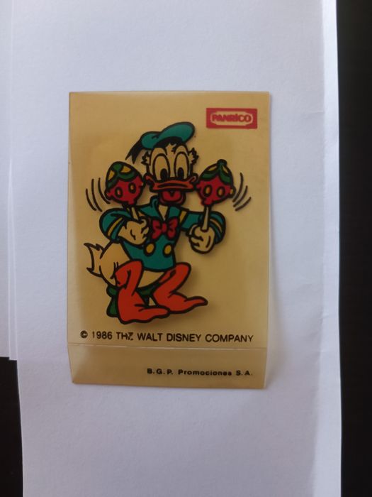 Cromos Walt Disney Donald duck