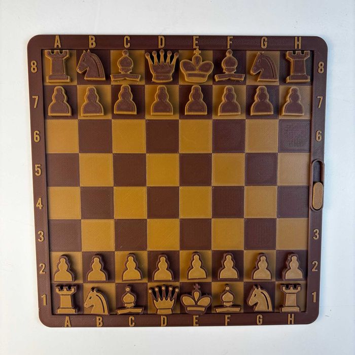 Magnetyczne szachy na lodówke