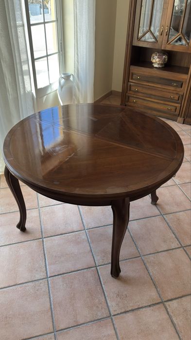 Mesa holandesa redonda oval