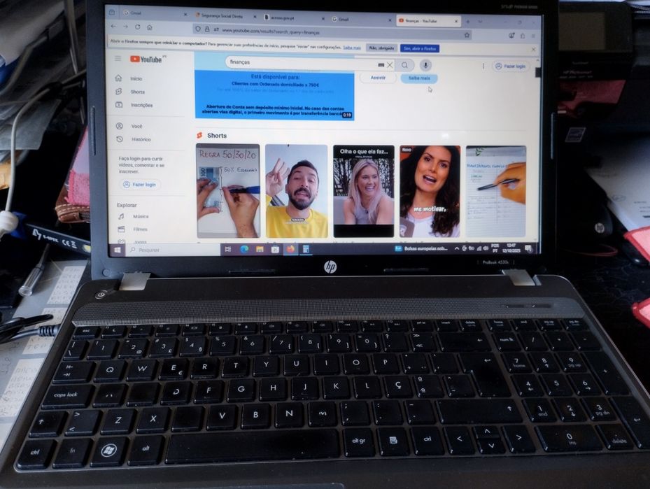 Notebook Hp Probook  4530s como novo