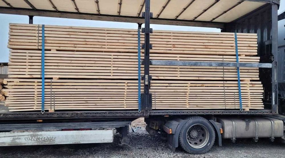 Пиломатеріали балка 120*50*3м (брус, доска, дошка кроква рейка)