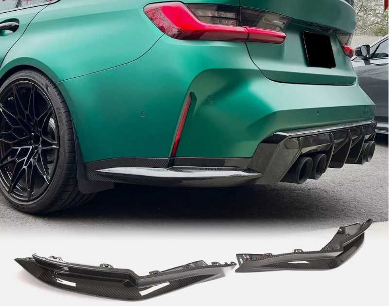 Dokładki Tylne Boczne Spoiler OEM STYLE BMW G80 G81 G82 G83 CARBON