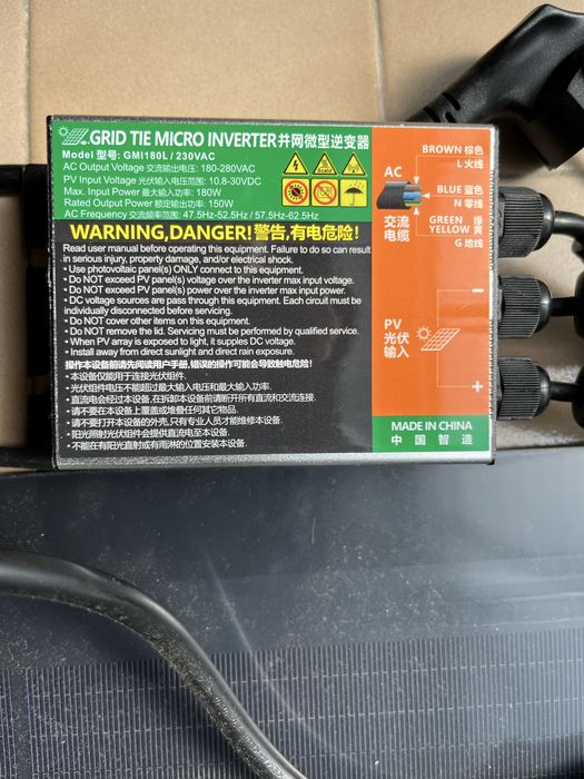 Solar Panel and Microinverter64552703373058121