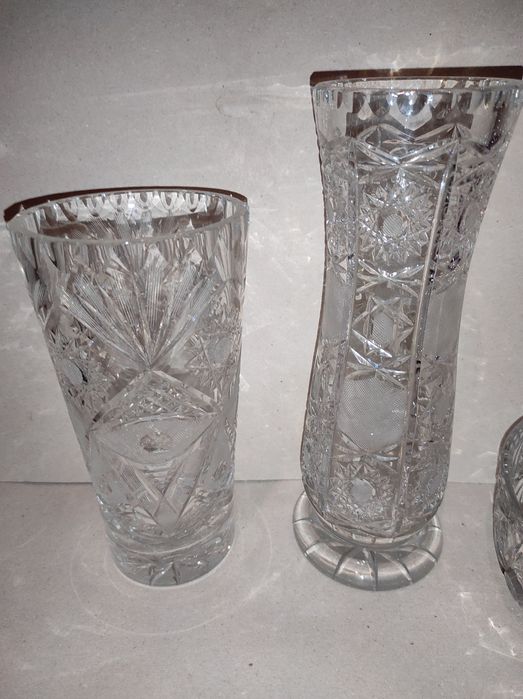 Zestaw KRYSZTAŁÓW - 8 sztuk - PRL !