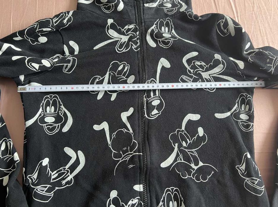rozpinana bluza czarna z psem Pluto CROPP rozm. XS