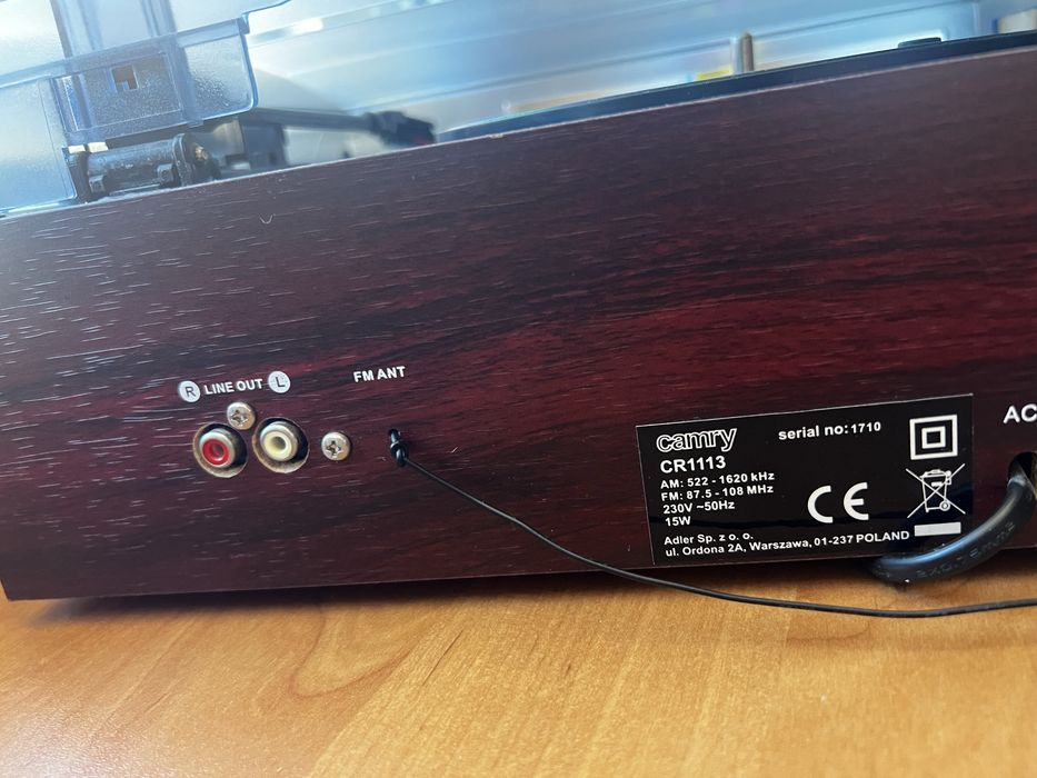 Gramofon Camry CR1113 z radiem