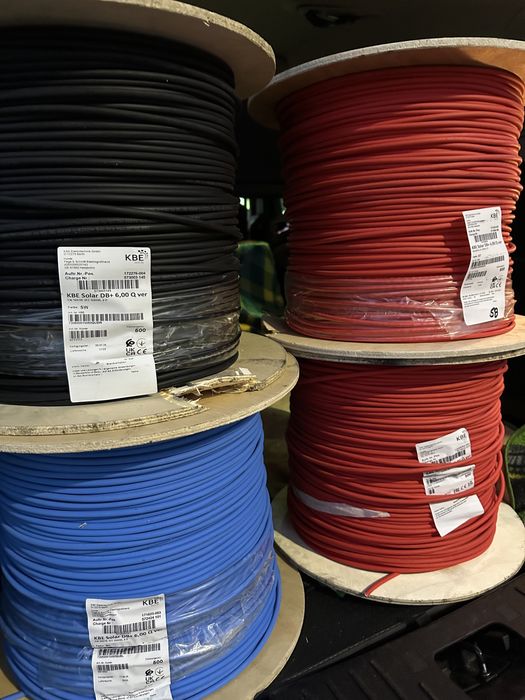 Кабель для сонячних панелей 6 мм Німецький Hikra