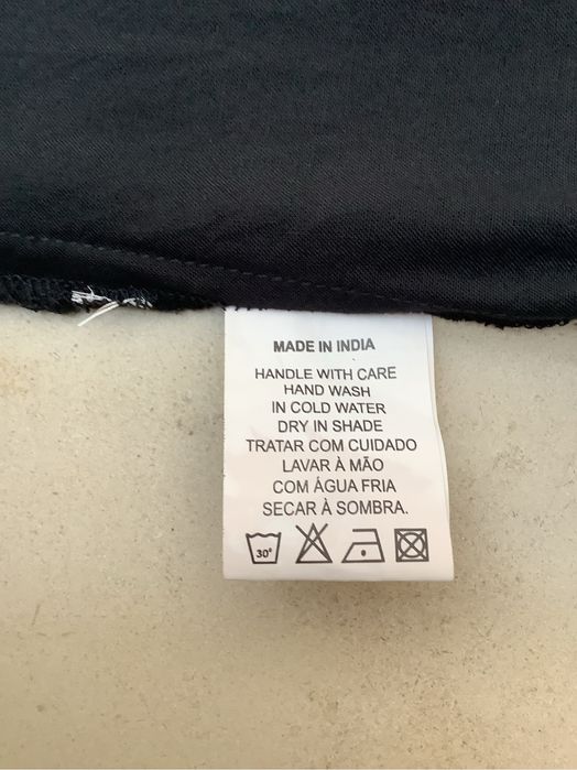 Calças largas de viscose S
